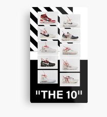 "The 10:" Off-White - T-Shirts and Stuff Metal Print
