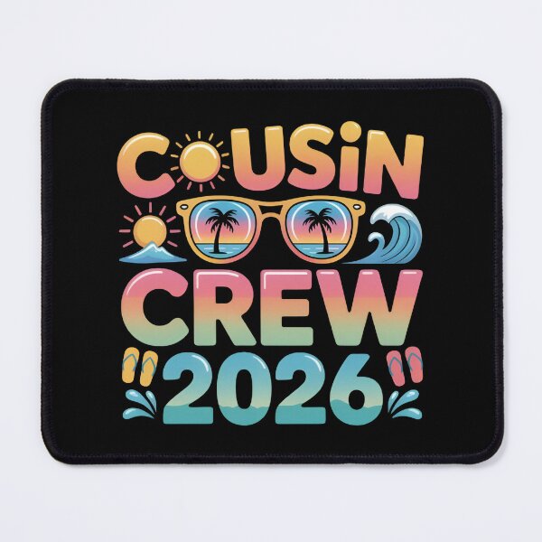 Item preview, Cousin Crew 2026 Family Vacation Matching, Summer Beach Trip Reunion Graphic Tee designed and sold by Zizo-DR44.