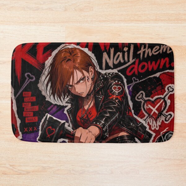 Item preview, Punk Gothic Hammer Girl | Dark Fantasy Anime Style Urban Rebel Art designed and sold by Dyan4.