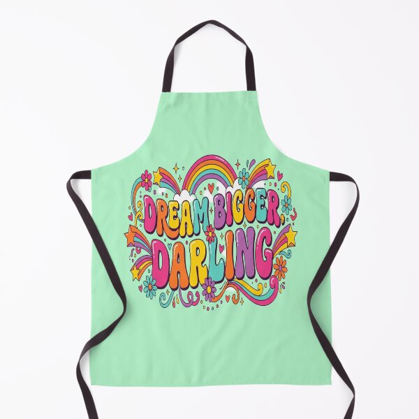 Item preview, Dream Bigger Darling Groovy Motivational Quote for Women designed and sold by Soft Strength Studio.