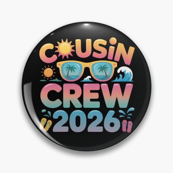 Item preview, Cute Cousin Crew 2026 Summer Vacation Matching Family, Beach Holiday Graphic designed and sold by Zizo-DR44.