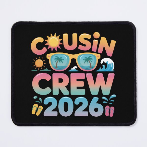 Item preview, Cute Cousin Crew 2026 Summer Vacation Matching Family, Beach Holiday Graphic designed and sold by Zizo-DR44.