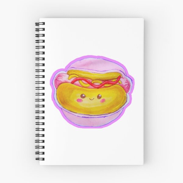 Item preview, Kawaii Hot Dog Cute Fast Food Watercolor Illustration designed and sold by WatercolorWhis.
