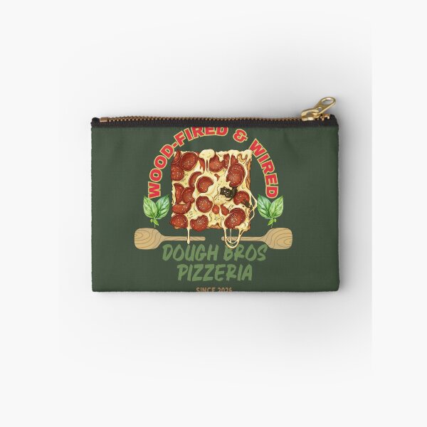 Item preview, Wood-Fired & Wired Dough Bros Pizzeria Detroit Style Pepperoni Pizza T-Shirt designed and sold by Bluebird Crafted Tee.