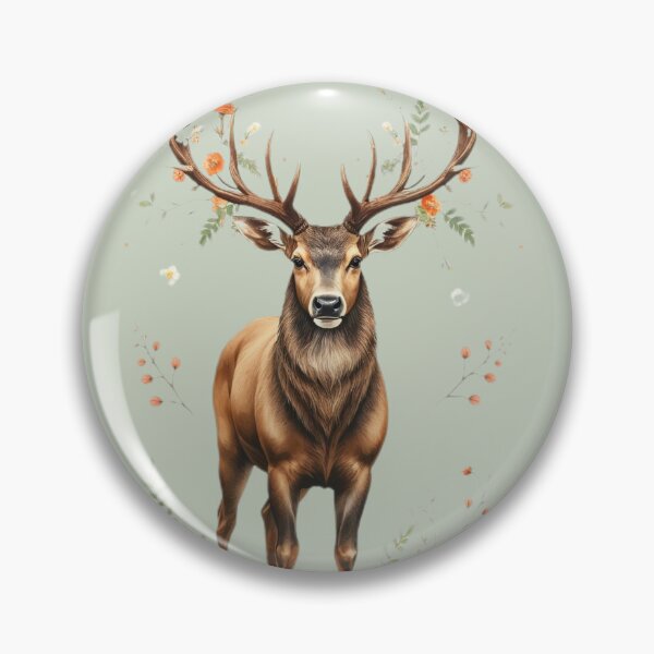 Item preview, Boho Deer Among Wildflowers designed and sold by lstaford.