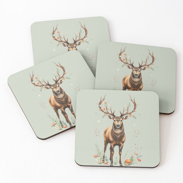 Item preview, Boho Deer Among Wildflowers designed and sold by lstaford.
