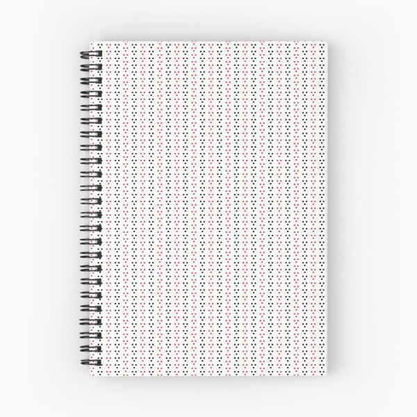 Item preview, Onyx, brick red & white micro dot stripes designed and sold by Mint + Midnight.