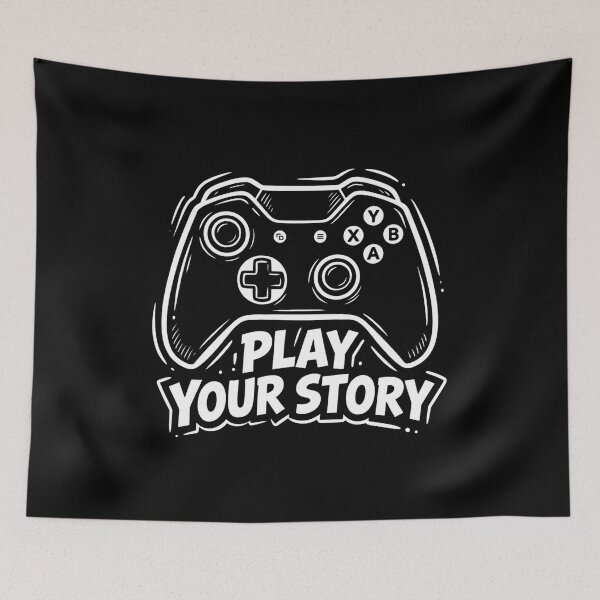 Item preview, Video game controller with gamer phrase designed and sold by Gamershop22025.