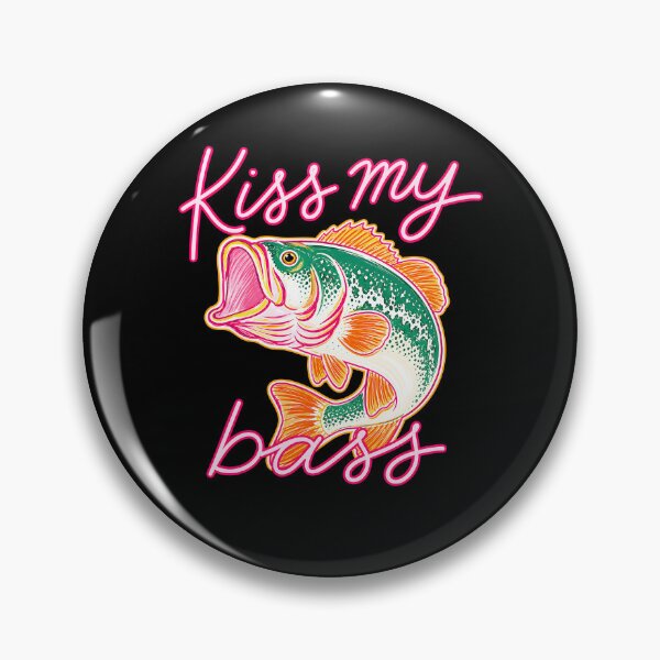 Item preview, Preppy Kiss My Bass Fish designed and sold by ElizabethMorri2.