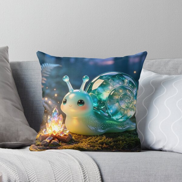 Item preview, Emerald Snail’s Cozy Campfire - Magical Galaxy Shell Snail designed and sold by ABYSSLAB.