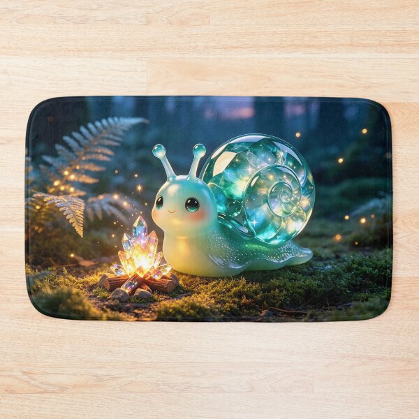 Item preview, Emerald Snail’s Cozy Campfire - Magical Galaxy Shell Snail designed and sold by ABYSSLAB.
