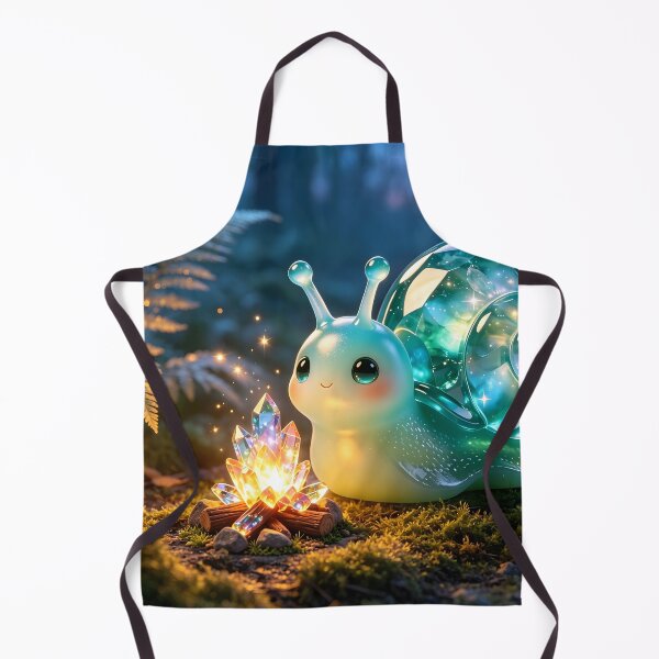 Item preview, Emerald Snail’s Cozy Campfire - Magical Galaxy Shell Snail designed and sold by ABYSSLAB.
