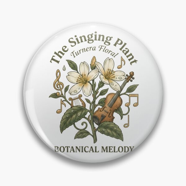 Item preview, Singing Plant Botanical Melody T-shirt | Floral Violin Illustration designed and sold by SONOONDESIGN.
