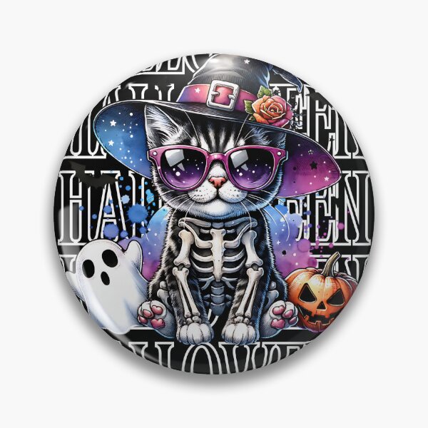 Item preview, Halloween Witch Cat Cute designed and sold by The Retromotel.