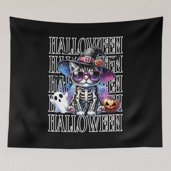 Item preview, Halloween Witch Cat Cute designed and sold by The Retromotel.
