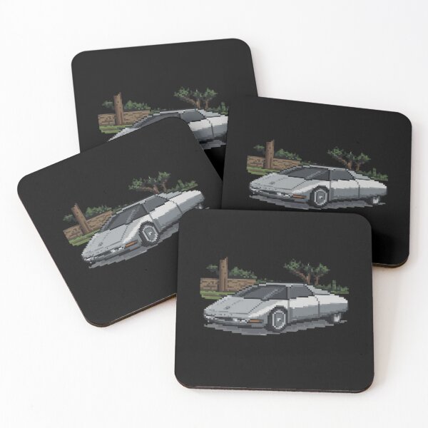Item preview, 80s Retro Futuristic Concept Car Neon Synthwave Design designed and sold by TEEJAMBOREE.