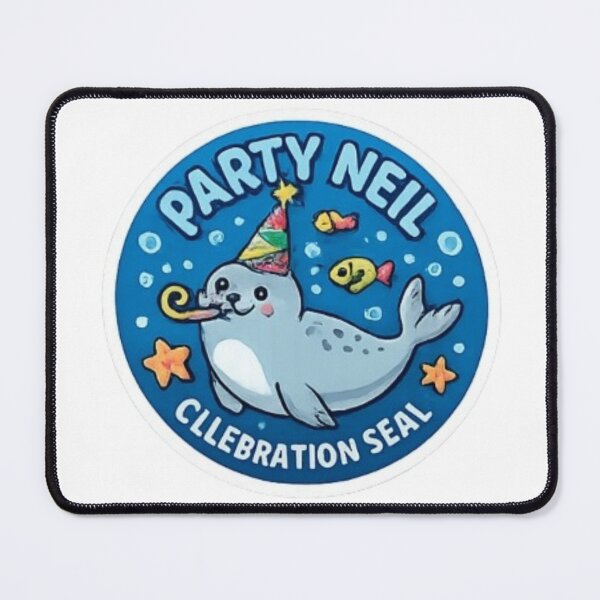Item preview, Cute Arctic Neil the Seal | Kawaii Winter Explorer designed and sold by Akseries.