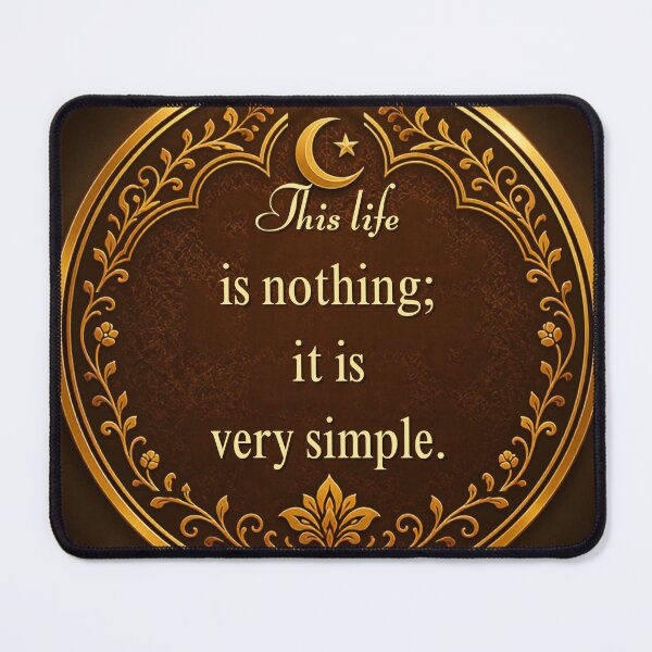Item preview, Minimalist Life Reminder – Calm Design designed and sold by SakinahArt.