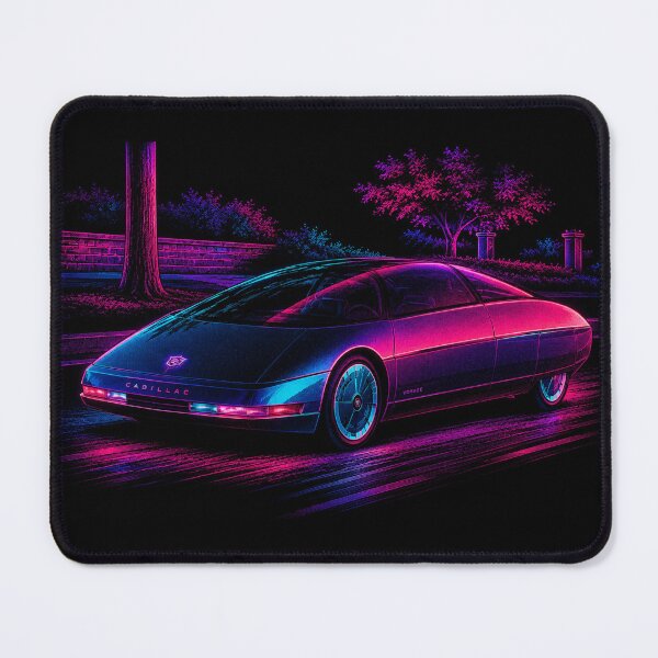 Item preview, 80s Retro Futuristic Concept Car Neon Synthwave Design designed and sold by TEEJAMBOREE.