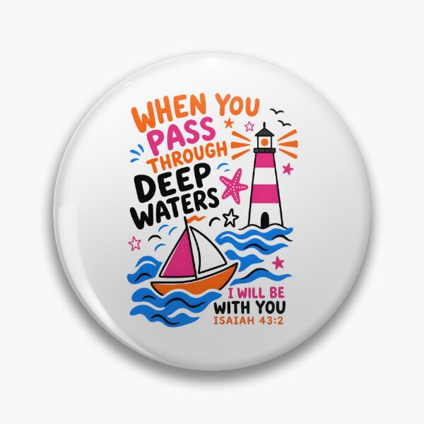 Item preview, Pass Through Deep Waters designed and sold by yobochart.