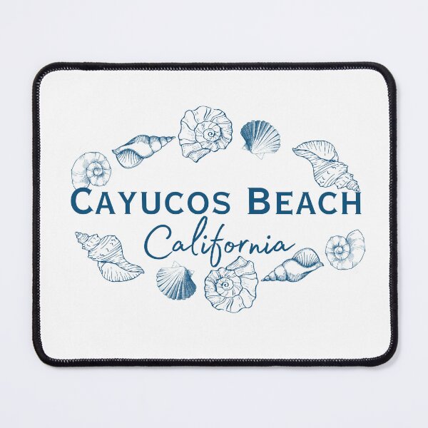 Item preview, Cayucos Beach California Vintage Seashell Wreath Design designed and sold by DonnaRaine.