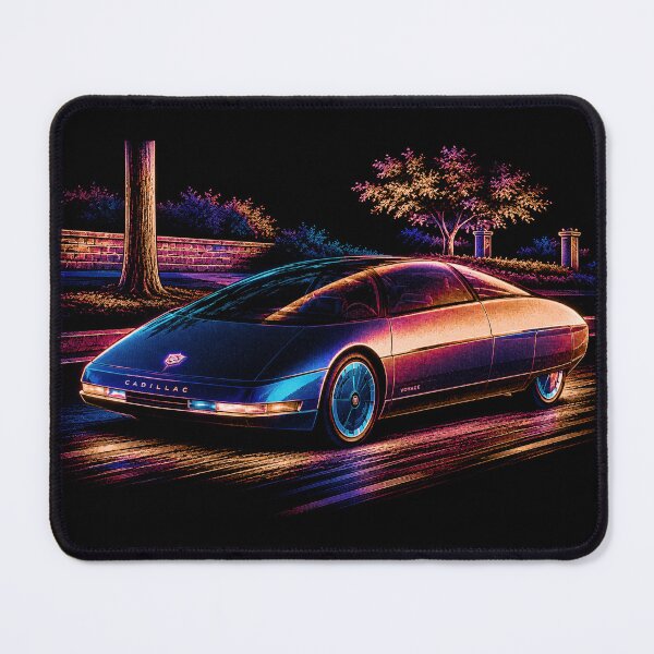 Item preview, 80s Retro Futuristic Concept Car Neon Synthwave Design designed and sold by TEEJAMBOREE.