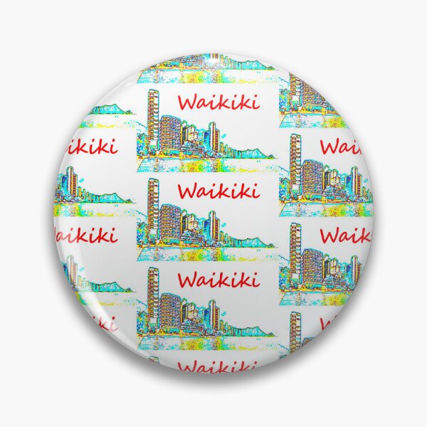 Item preview, Waikiki Shores designed and sold by R-F-B.