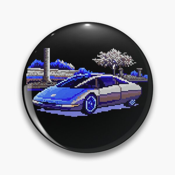 Item preview, 80s Retro Futuristic Concept Car Neon Synthwave Design designed and sold by TEEJAMBOREE.