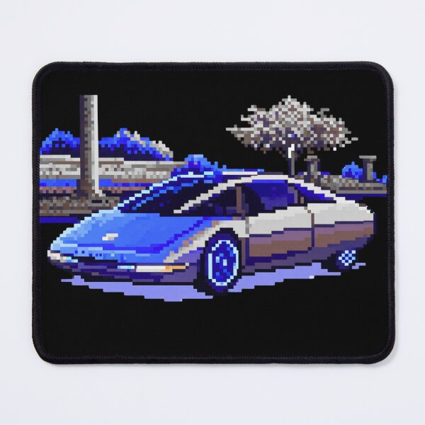 Item preview, 80s Retro Futuristic Concept Car Neon Synthwave Design designed and sold by TEEJAMBOREE.