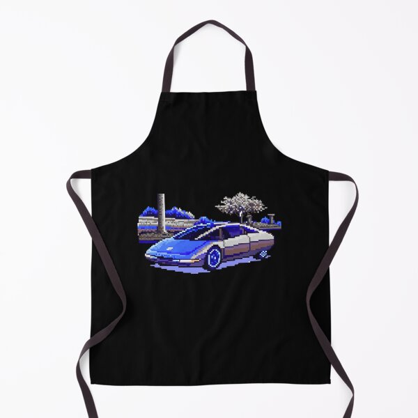 Item preview, 80s Retro Futuristic Concept Car Neon Synthwave Design designed and sold by TEEJAMBOREE.