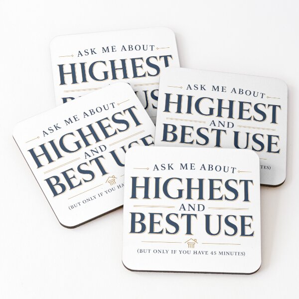 Item preview, Highest and Best Use Appraiser Humor designed and sold by AVID Company.