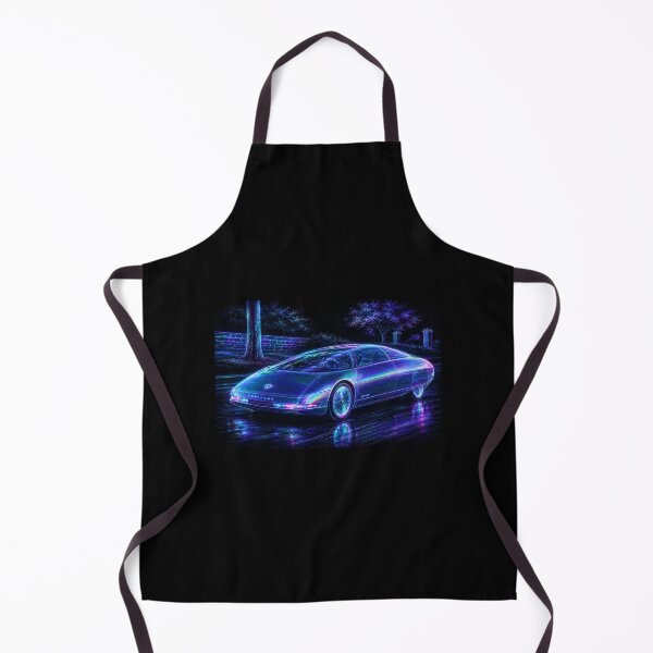 Item preview, 80s Retro Futuristic Concept Car Neon Synthwave Design designed and sold by TEEJAMBOREE.