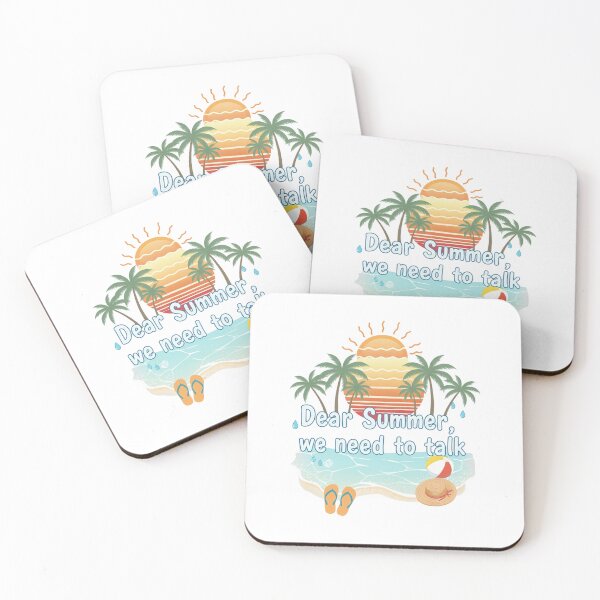Item preview, Dear Summer We Need To Talk Retro Sun Beach designed and sold by Exquisite Design Studio „Paculówka”.