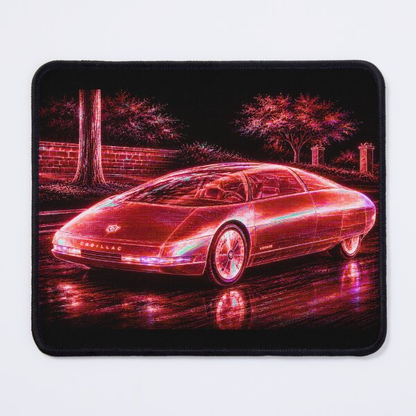 Item preview, 80s Retro Futuristic Concept Car Neon Synthwave Design designed and sold by TEEJAMBOREE.