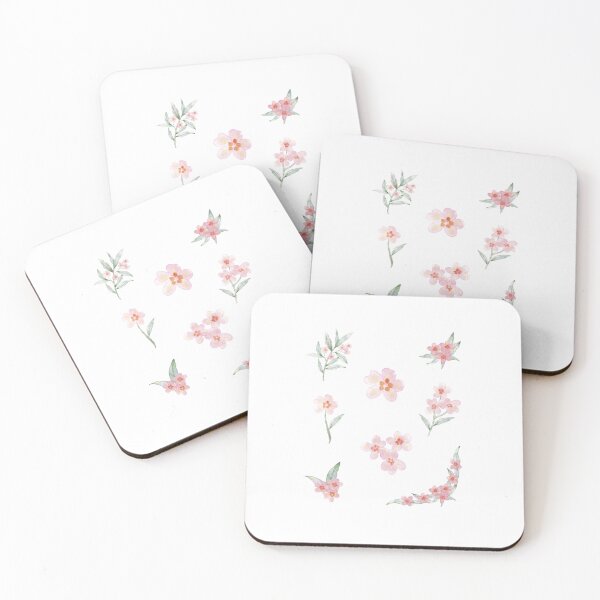 Item preview, Pink / Green Whimsical Coquette Floral Set designed and sold by zoeyyyrose.