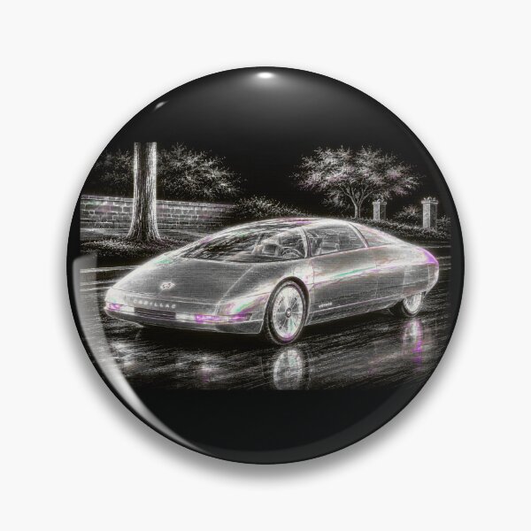 Item preview, 80s Retro Futuristic Concept Car Neon Synthwave Design designed and sold by TEEJAMBOREE.