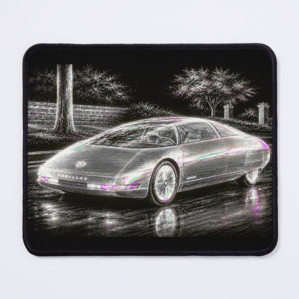Item preview, 80s Retro Futuristic Concept Car Neon Synthwave Design designed and sold by TEEJAMBOREE.