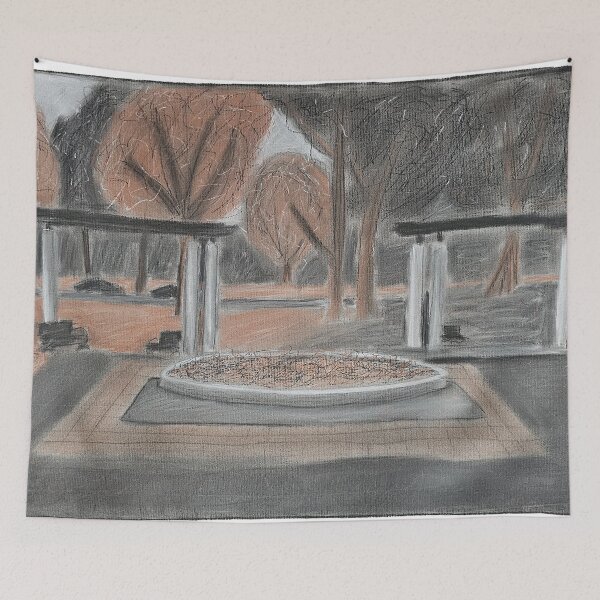 Item preview, Park Study in Charcoal designed and sold by Art & Design by Sai.