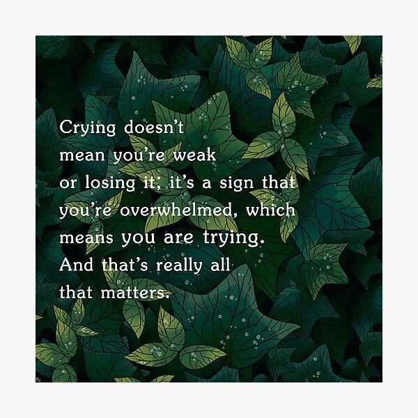 Crying Ivy Photographic Print