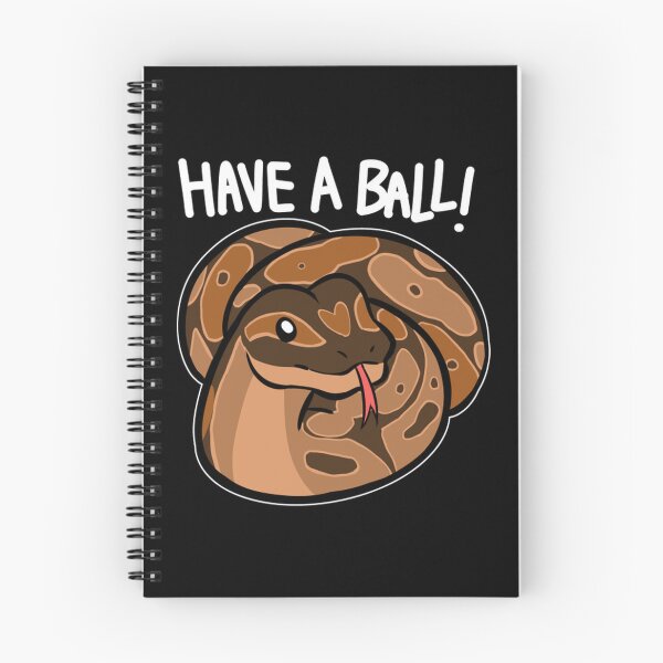Item preview, Have A Ball Python Funny Coiled Snake Pun Illustration designed and sold by Vettinn.
