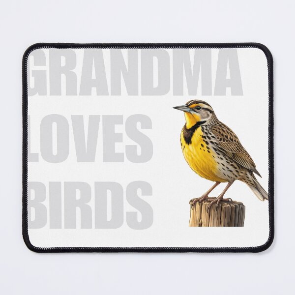 Item preview, Modern Realistic Vector Illustration Grandma Loves Birds Black Yellow Proud Grandmother Wildlife Mother's Day Gift designed and sold by NestTrailCo.