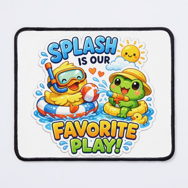 Item preview, Duck + Frog Play Water designed and sold by MR4me.
