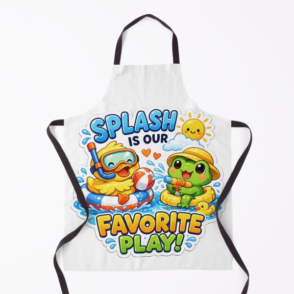 Item preview, Duck + Frog Play Water designed and sold by MR4me.
