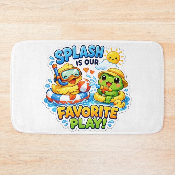 Item preview, Duck + Frog Play Water designed and sold by MR4me.