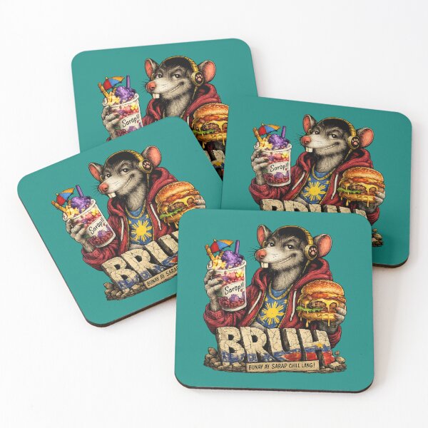Item preview, "BRUH" Filipino Rat - Halo Halo and Burger! designed and sold by FlipFlopTeesCo.