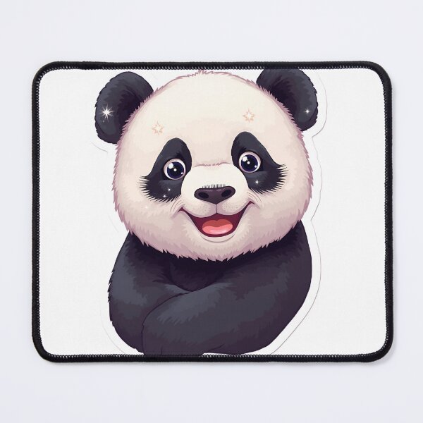 Item preview, Cute Kawaii Panda Sticker | Baby Panda Cartoon designed and sold by AhiraDesign.
