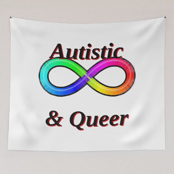 Item preview, Autistic And Queer designed and sold by Valascanza.