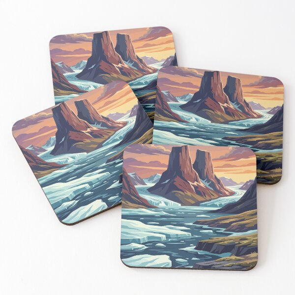 Item preview, Auyuittuq National Park Canada Travel Vintage designed and sold by RareDeerArt.