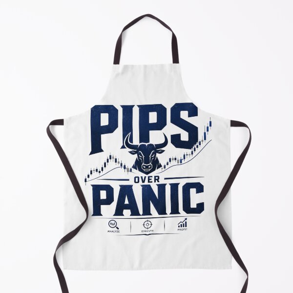 Item preview, Pips Over Panic Forex Trading Motivation designed and sold by PipForgeStudio .