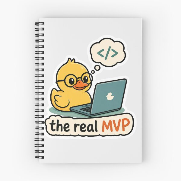 Item preview, The Real MVP - Funny Rubber Duck Debugging Programmer Shirt designed and sold by Geek Tracy Shop.